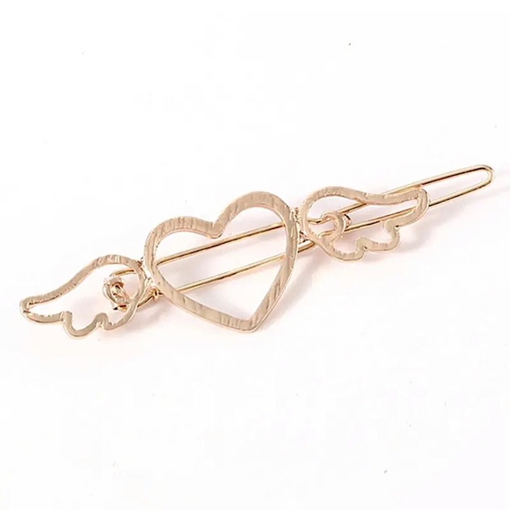 ⚜️[𝟯/$𝟭𝟴]⚜️Heart Wings Cute Barrette NEW - Picture 9 of 10